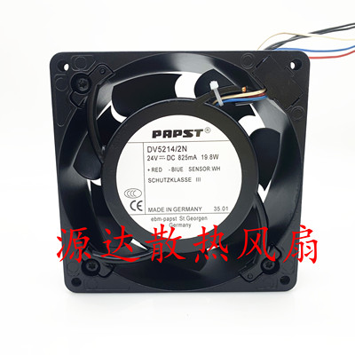 DV5214/2N 原装德国PAPST 24V 825mA 19.8W 12738设备散热风扇