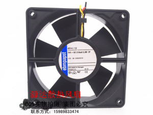 原装德国EBMPAPST  4314/12 24V 5W 12CM双滚珠变频器风扇12032