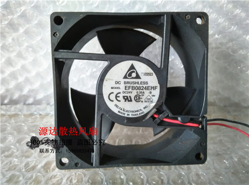 原装台达 EFB0824EHF 8032 24V 0.35A 艾默生CT变频器散热风扇
