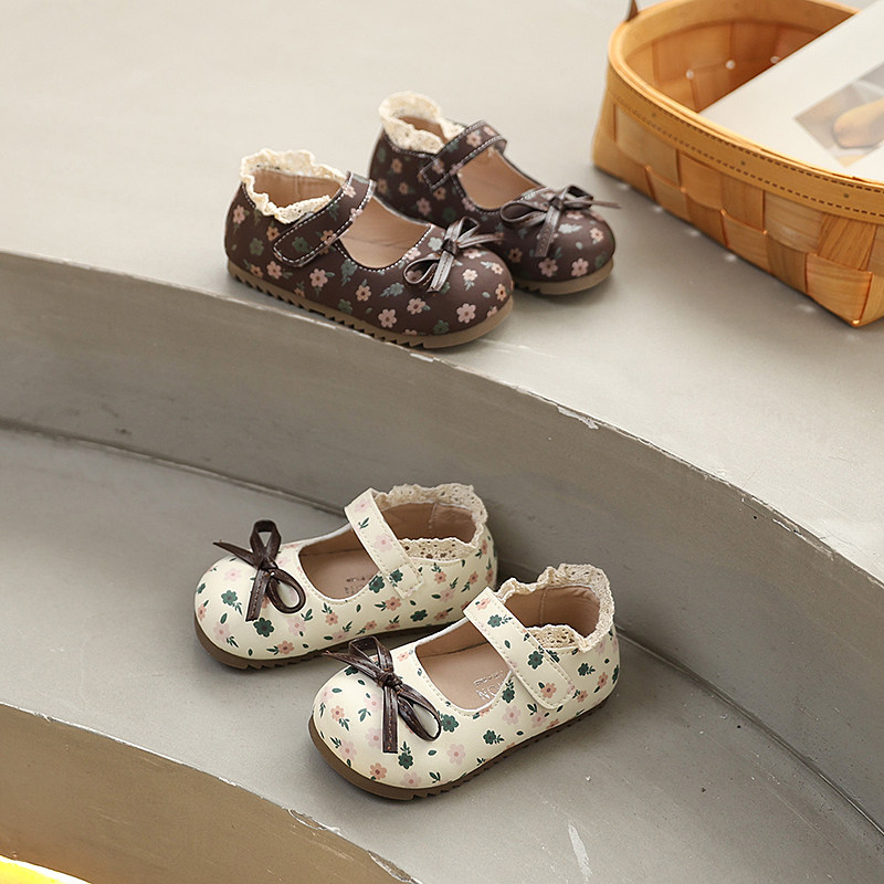 女童蕾丝花边小皮鞋2026年春秋季新款中小童可爱蝴蝶结单鞋演出鞋,童鞋/婴儿鞋/亲子鞋,皮鞋,淘宝优惠券,粉丝福利购,淘宝优惠卷