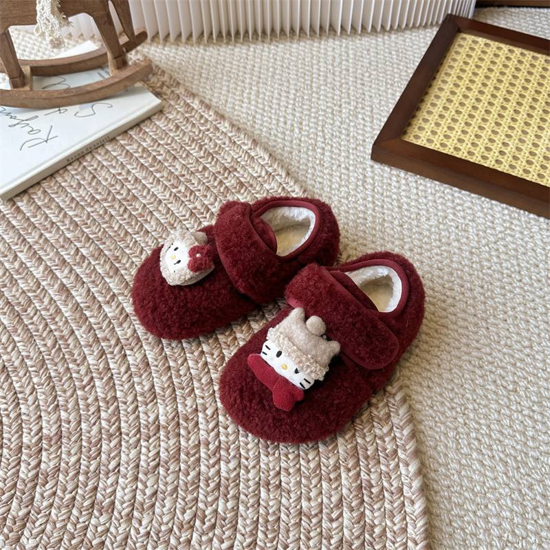 女童休闲羊羔毛棉鞋2026冬新款软底加绒加厚豆豆鞋百搭卡通毛毛鞋,童鞋/婴儿鞋/亲子鞋,棉鞋,淘宝优惠券,粉丝福利购,淘宝优惠卷