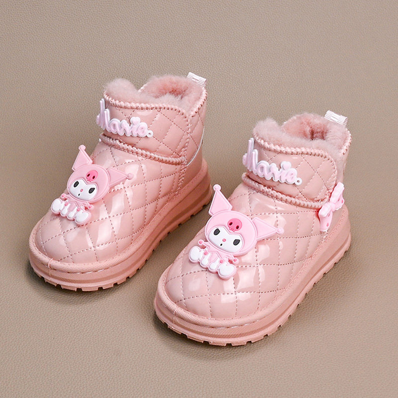 库洛米雪地靴女童冬季2025新款宝宝防水加绒保暖儿童棉鞋女孩靴子,童鞋/婴儿鞋/亲子鞋,雪地靴,淘宝优惠券,粉丝福利购,淘宝优惠卷