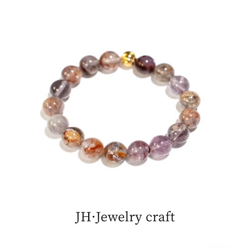 Jonny.“霞染晶韵”紫幽灵高端手链