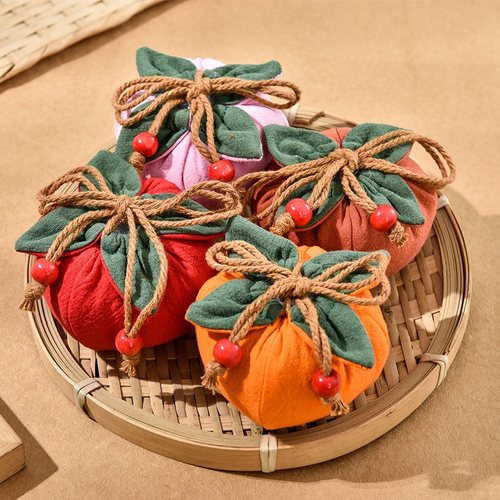 中秋节小柿子香包香囊挂件如意