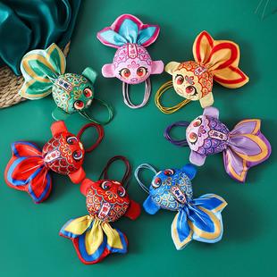 元旦新年锦鲤香囊袋鲤鱼香包袋空袋子汽车挂件随身挂饰端午节荷包