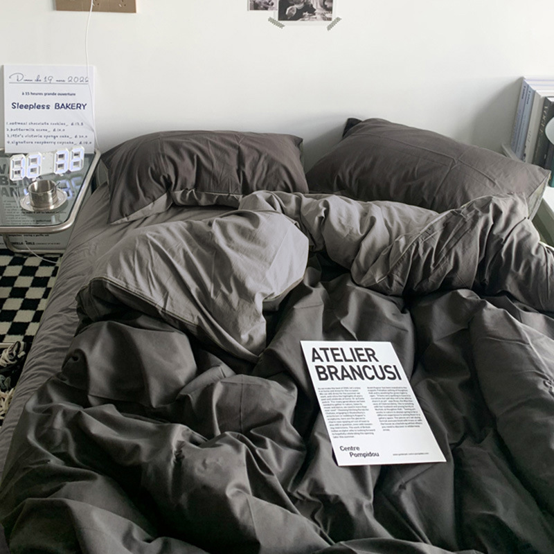 ins风床上四件套被子床单