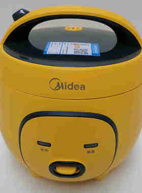 Midea/美的 MB-FB16M161电饭煲1.6L宿舍2人迷你式黑晶内胆
