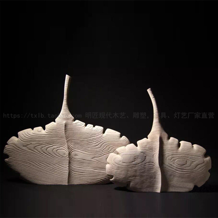 高端别墅会所艺术品木雕塑摆件