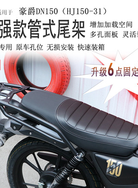 适用豪爵DN150后货架尾箱架尾翼HJ150-31尾架衣架后书包架改装