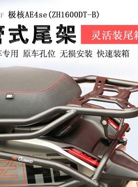 适用极核AE4后货架AE4SE尾箱架AE4Pro尾架尾翼AE4MAX后衣架书包架