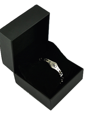 霸能纯钛负离子balance亮银手链