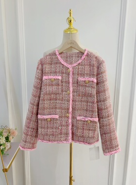 不退不换外套小香风名媛气质韩系捡漏别致短外套女新款孤品特价