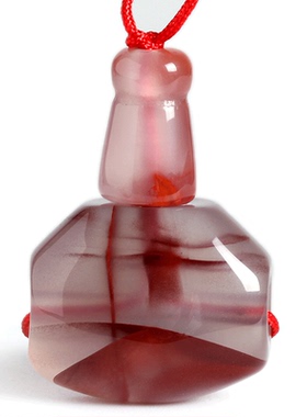 蔓伊诺三通冰种飘花凉山南红玛瑙