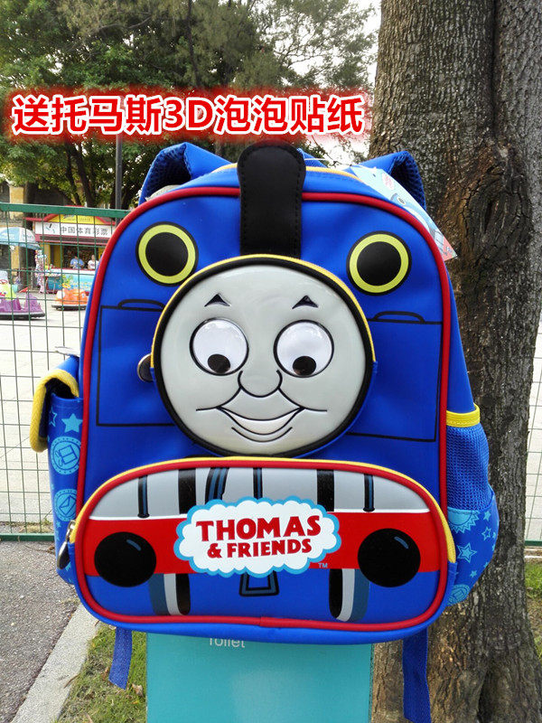 包邮外贸出口托马斯书包幼儿园宝宝小孩包双肩男儿童背包书包