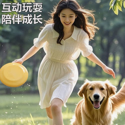 狗狗飞盘耐用互动训练飞碟宠物玩具消耗体力边牧小型犬大型犬通用