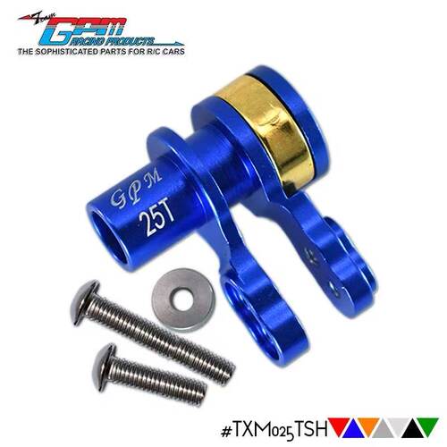 TRAXXS-1/5 X-MAXX 8S MONSTER TRUCK铝合金弹簧式卸力保护舵机臂