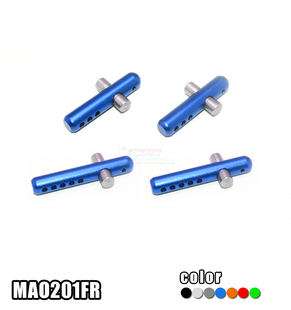 ARRMA  OUTCAST铝合金+不锈钢材质前后壳柱套装 MAO201FR