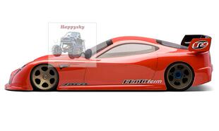 1502-25 PL平跑房车车壳Sophia索菲亚GT车壳200mm