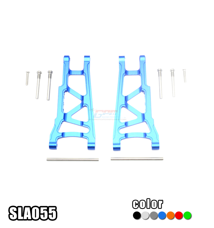TRAXXAS SLASH 4X4与XO-1 1/7铝合金前後通用下搖臂 - 1對SLA055