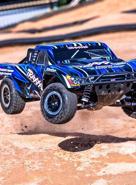 TRAXXAS 1/10 Slash 四驱高底盘4X4 升级短卡RTR整车TSM #68386-4