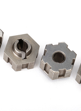 现货 Traxxas 1/7 UDR  17mm轮毂六角结合器 金属 4颗 #8568