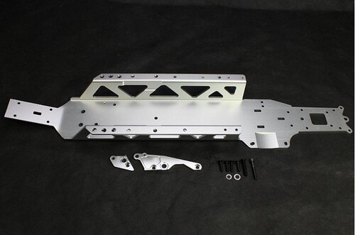 Rovan baja CNC 一体化金属底盘总成 5MM厚度 通用HPI