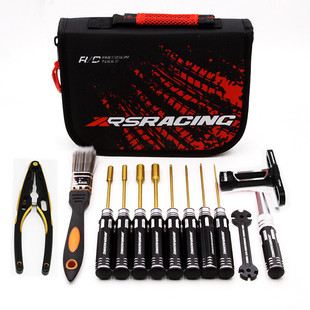 模型车用 RC 公制内六角 套筒 工具套装含工具包11 12 14件组合