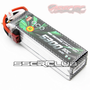 格式 ACE 5300mAh 11.1V 3S 30C 大E大F 短卡 多轴航拍 锂电池