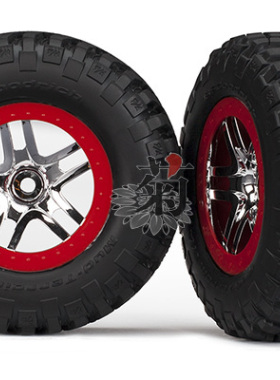 Traxxas 成品轮胎 2个 Slash4WD/Telluride/Ford #6873R