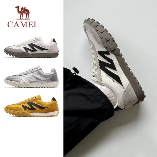 骆驼女鞋新款休闲百搭板鞋德训鞋