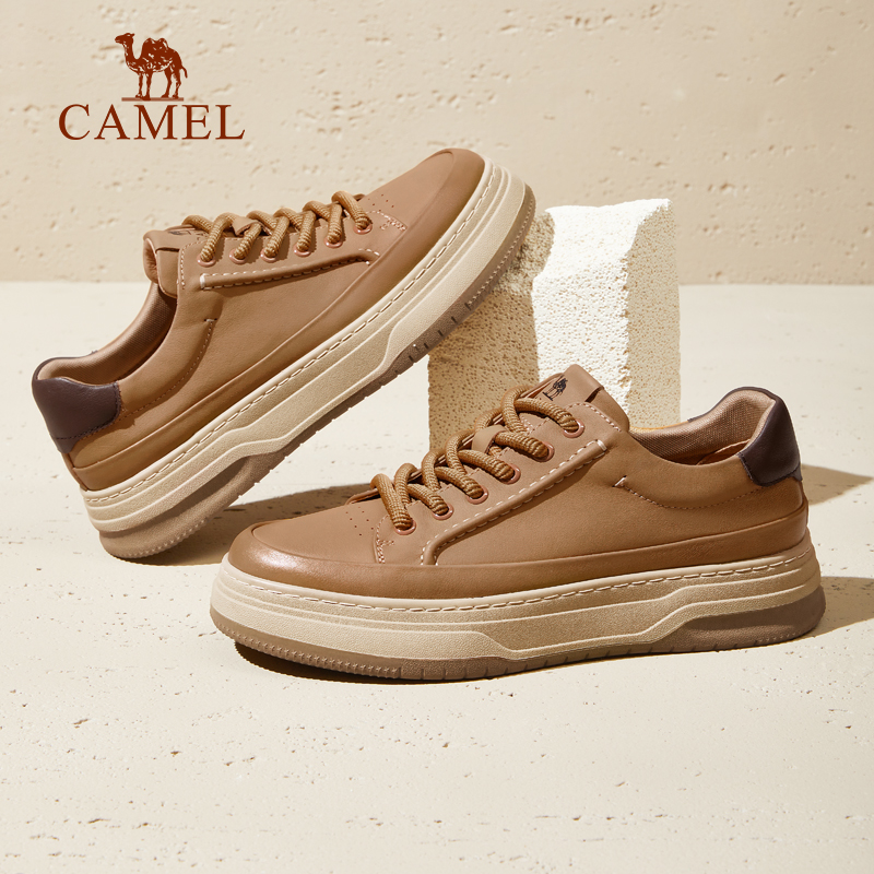 4CM增高厚底舒软摔纹牛皮革