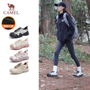 骆驼女鞋丑萌鞋2025年秋加绒休闲情侣运动男款户外爬山徒步登山鞋