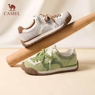 子春季 鞋 休闲运动鞋 熊猫板鞋 骆驼青柠德训鞋 阿甘鞋 女2026年超火