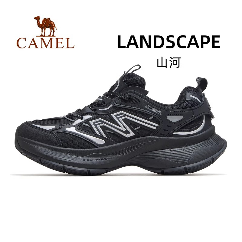 骆驼运动鞋男款2025新款老爹鞋
