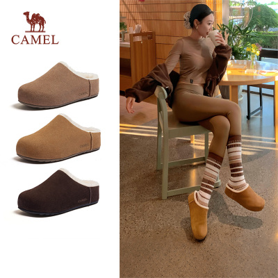骆驼穆勒鞋厚底勃肯鞋女半拖鞋