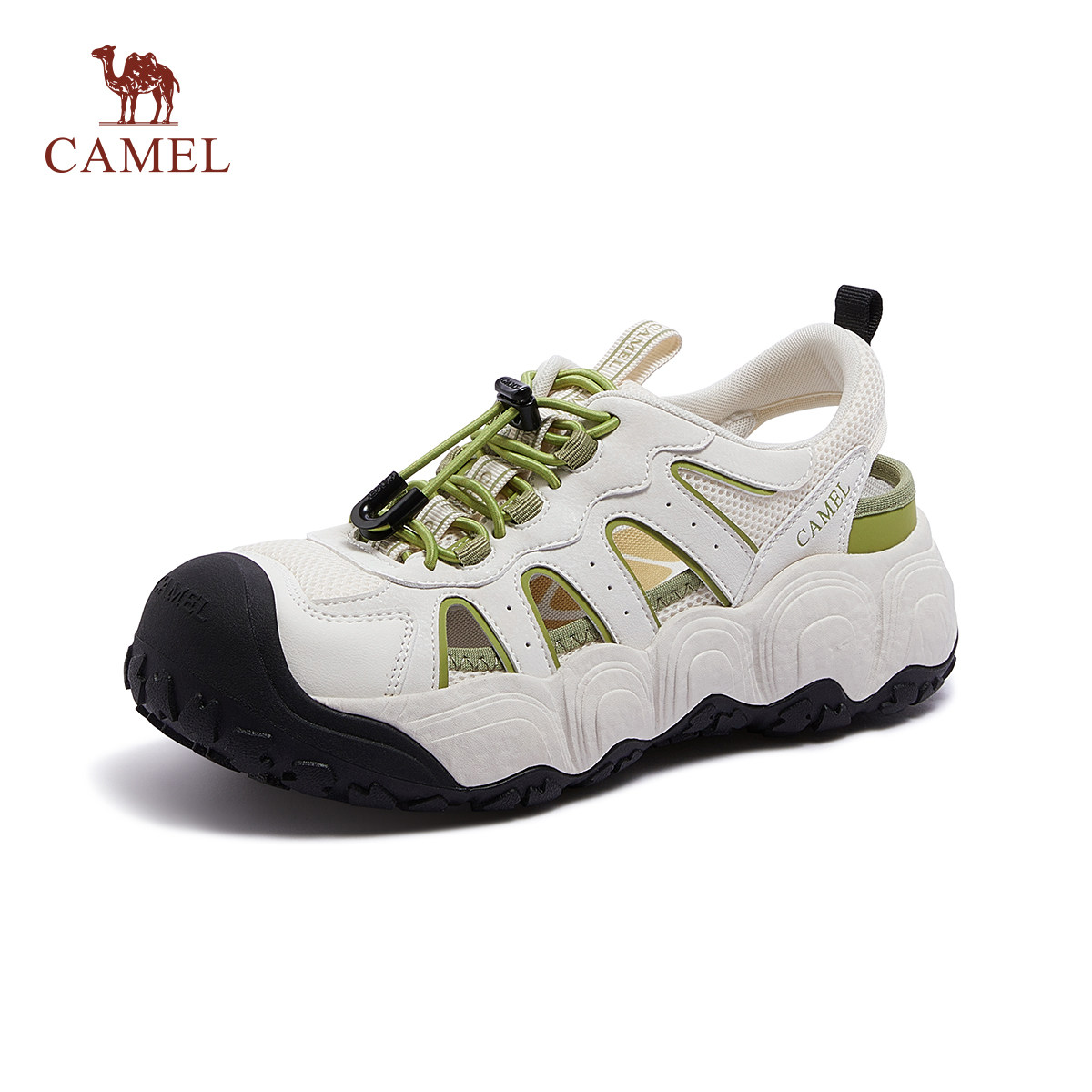 骆驼凉鞋2026夏季新款女鞋户外凉鞋夏季透气运动溯溪鞋厚底沙滩鞋