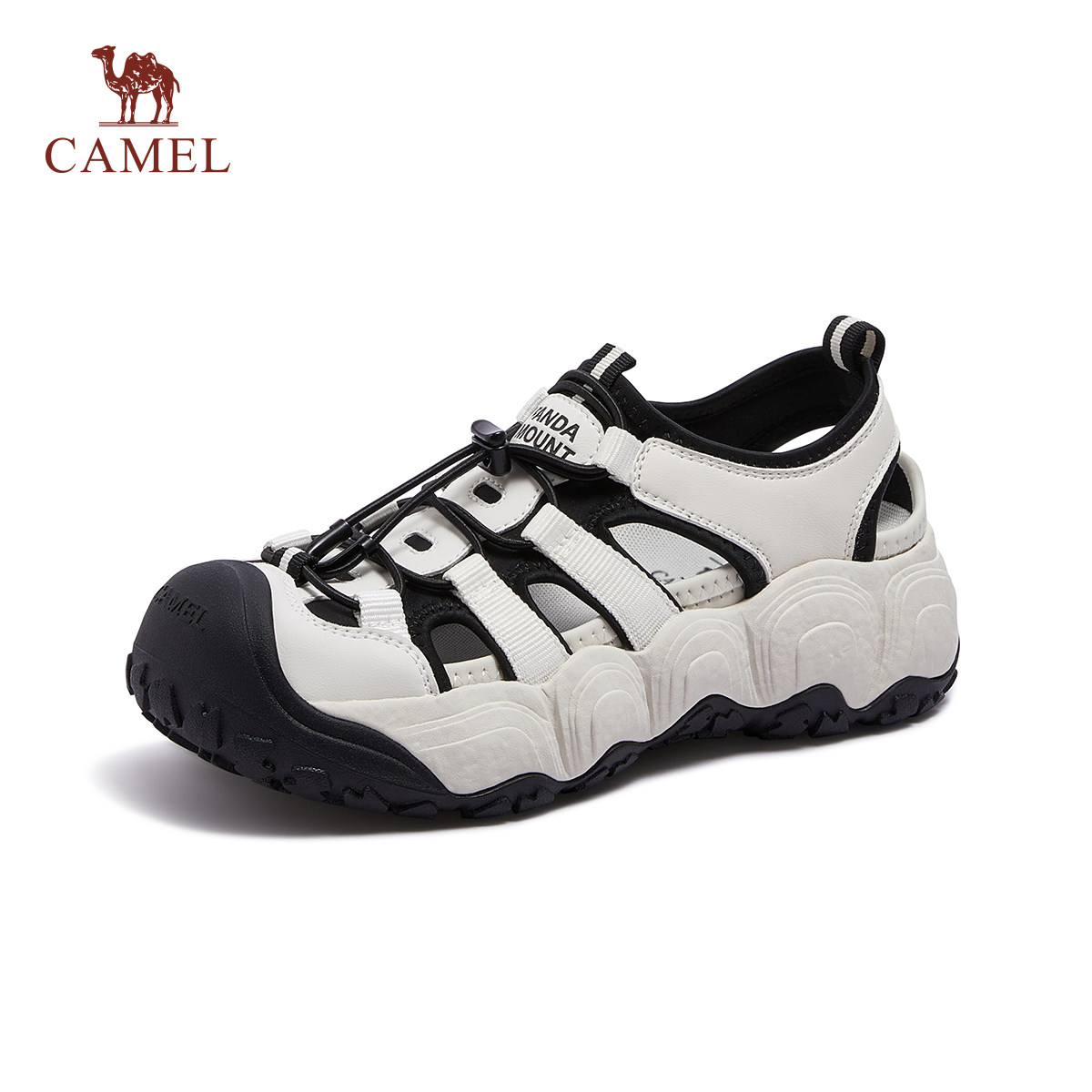 骆驼女鞋户外凉鞋2026年夏季新款圆头透气运动丑萌鞋溯溪沙滩鞋女