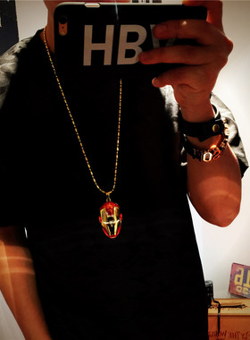 gd夜店钢铁侠装饰品挂件毛衣链