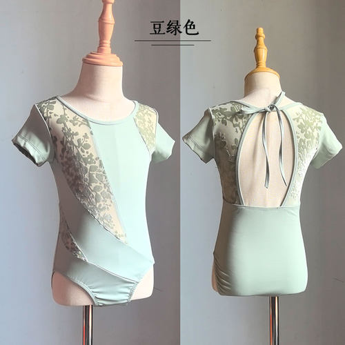 中国舞练功服夏季烧花绒舞蹈服