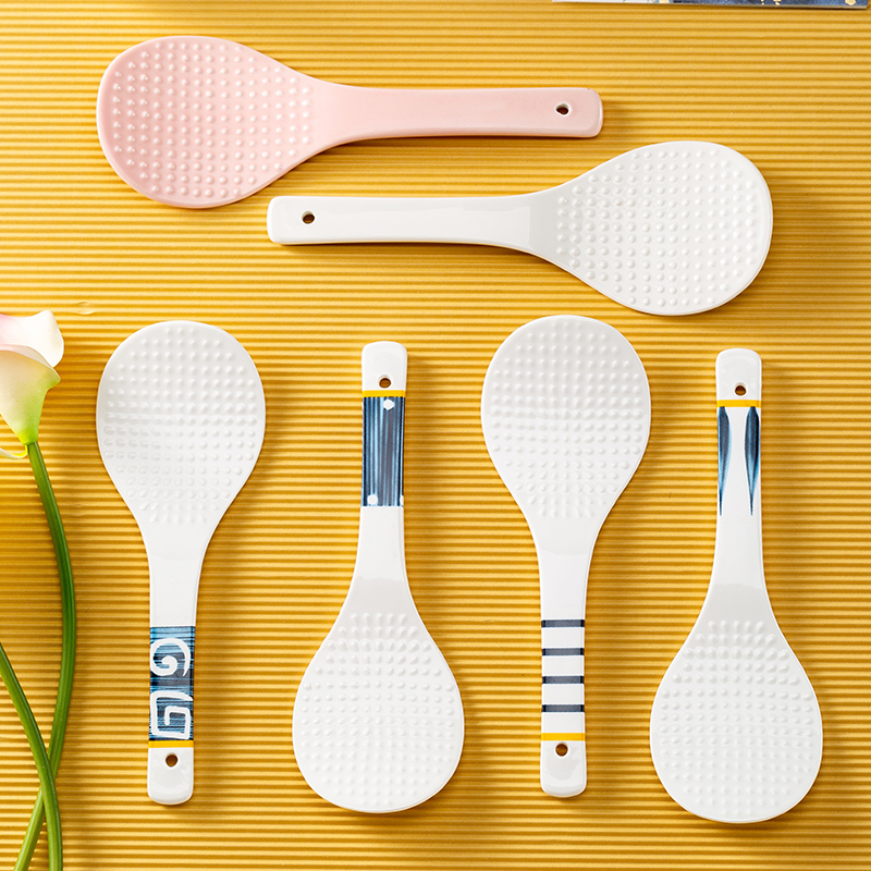 陶瓷饭勺，不沾饭耐高温易清洗