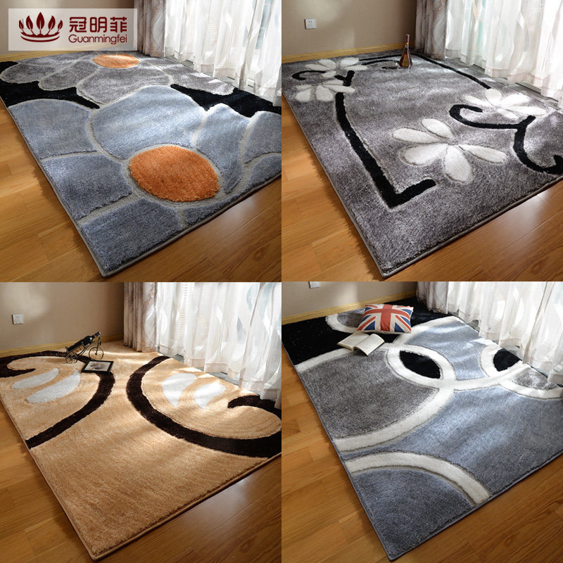 短绒弹力丝地毯毛绒客厅茶几垫卧室几何现代简约床边毯房间满铺在类目 居家布艺, 地毯中 - 来自Buy2taobao.com提供专业的淘宝代购服务