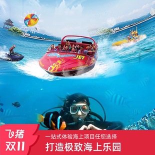 蜈支洲岛 海上大玩家 门船票 珊瑚礁潜水 双11惊喜套票 趣玩海岛嗨玩套票