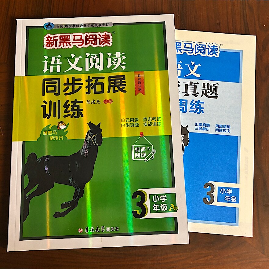 2026新版 新黑马阅读 语文阅读同步拓展训练 一二三四五六年级 A版 有声朗读 附语文阅读真题周周全国68所教师进修学校联合审订图片