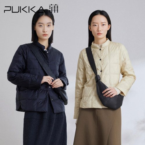 蒲PUKKA轻薄短款羽绒服原创