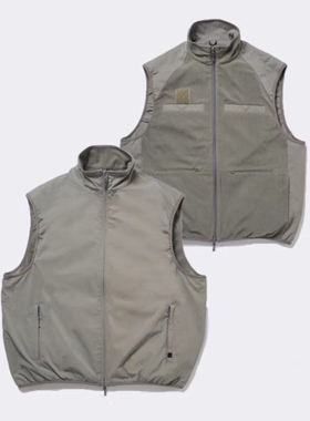 24AW 非DAIWA PIER39 日系户外机能工装风保暖双面穿立领马甲外套