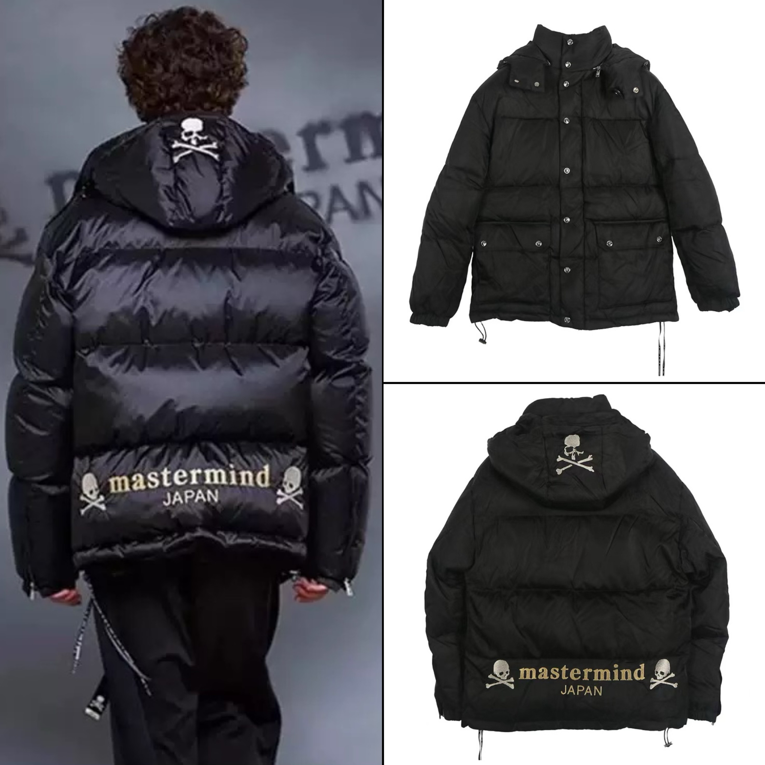 mastermindworld连帽羽绒服男女