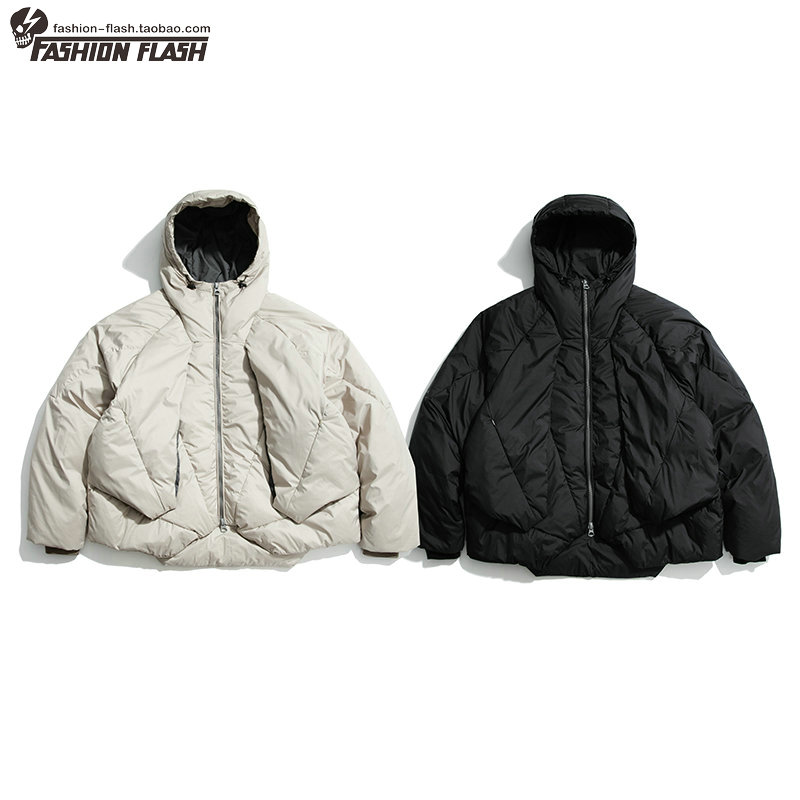 冬季新款90白鸭绒分割保暖羽绒服