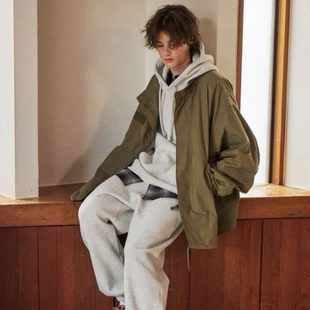 FREAKS STORE 24SS 3WAY M-65 棉质复古军事绗缝内胆短款夹克套装