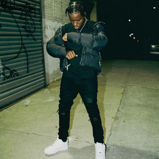 高奢街头潮牌CH暗纹925银宝剑拉链立领面包羽绒男女保暖夹克外套