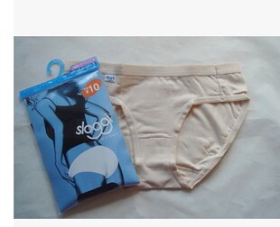 两条装 473双包装 C76 802 黛安芬纯棉中腰女士三角裤